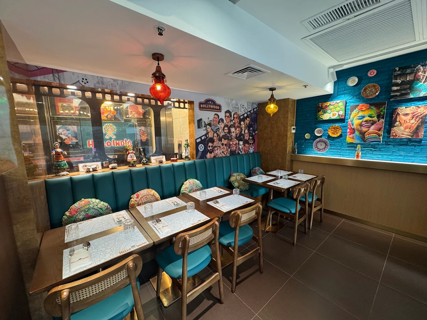 Hello India Restaurant Interior